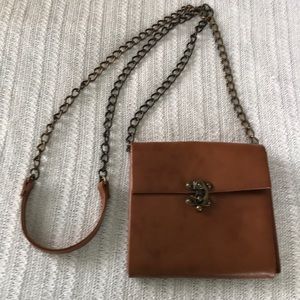 Steve Madden small brown cross body bag